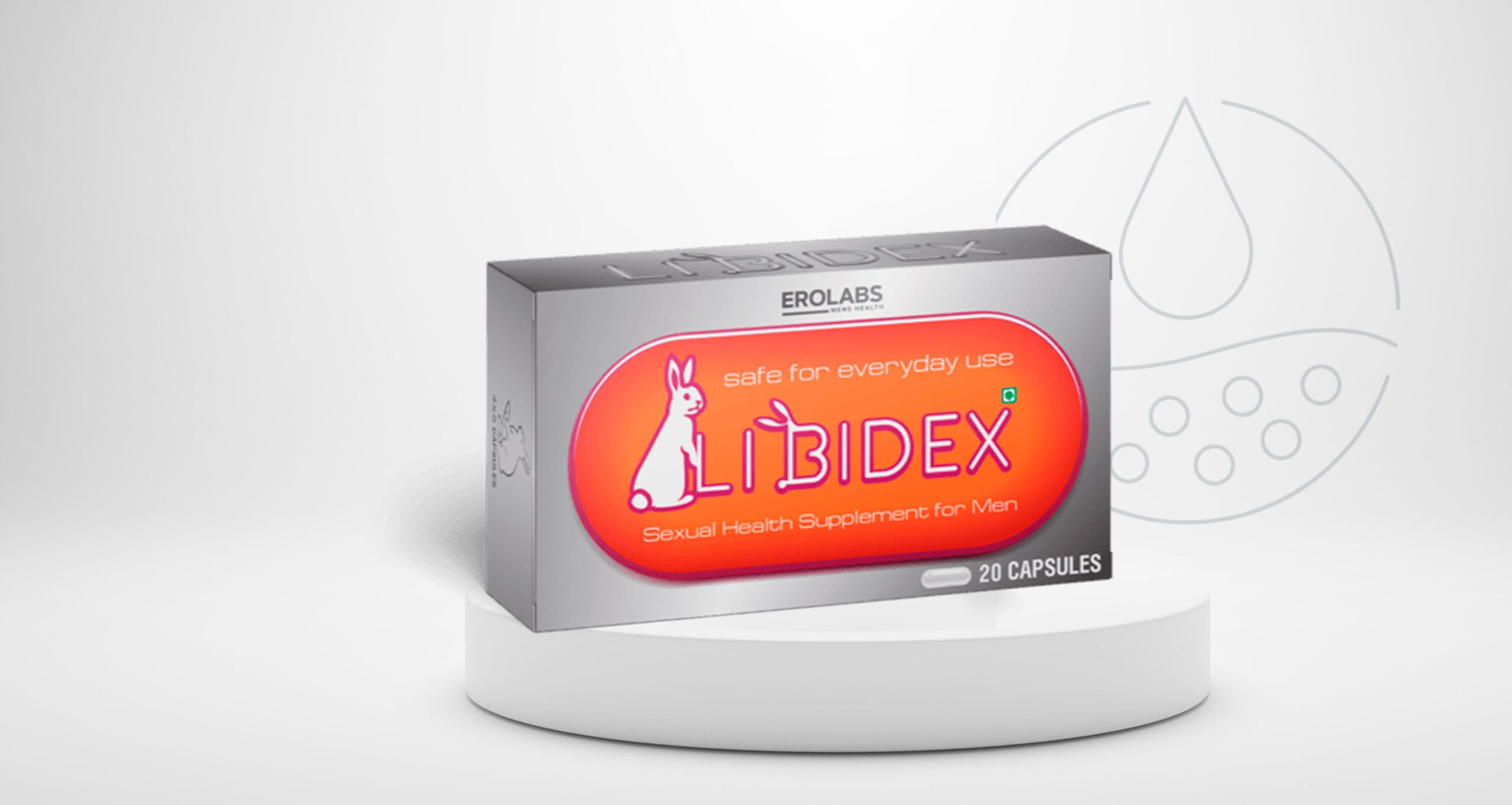 Libidex-promo support for skin and wellness for Indian men